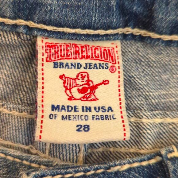 True Religion Joey Flare Twisted Seam Medium Wash Jeans - Picture 5 of 5